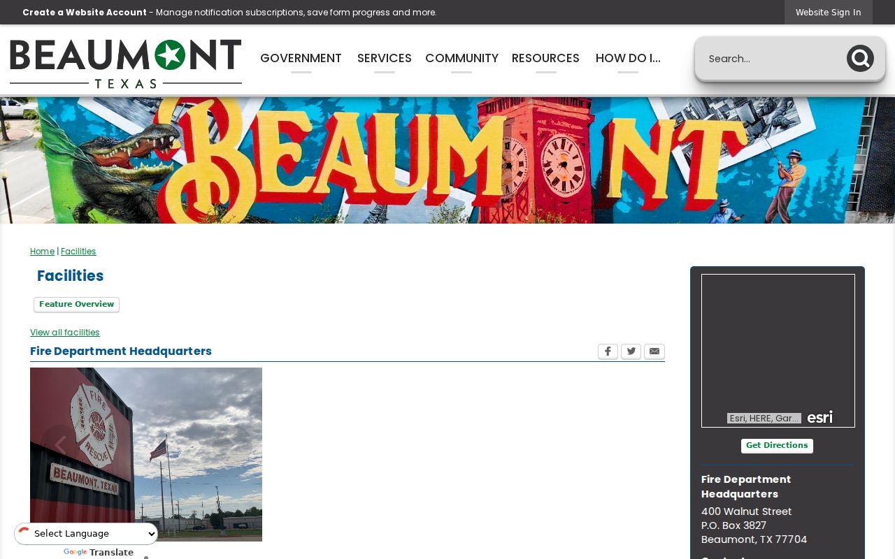 Beaumont police building for local criminal record requests