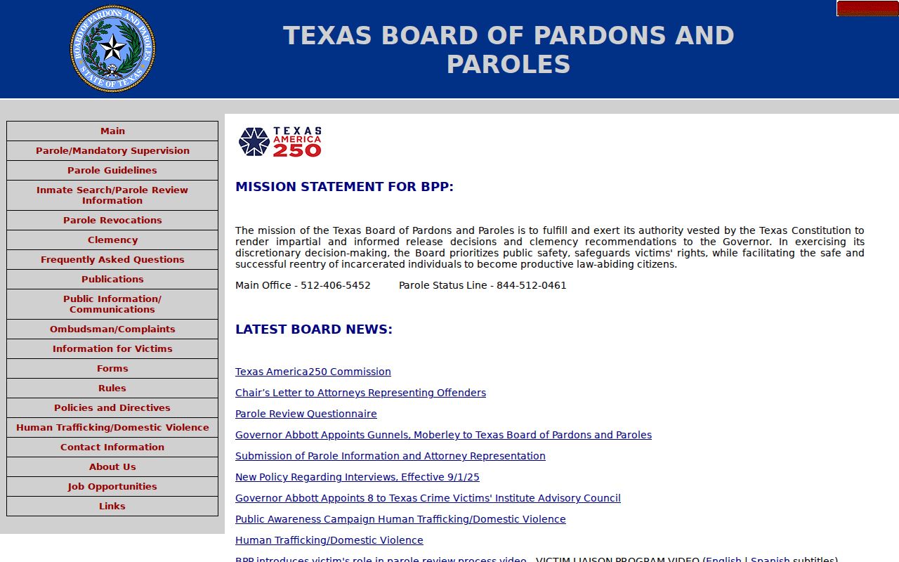 Jefferson County criminal record research using Texas parole authority resources